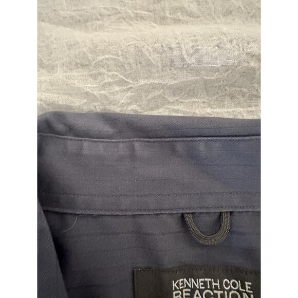 🌵4/$25‎  enneth Cole Reaction Men's Long Sleeve Blue Button-Down Shirt Size XL - Picture 3 of 7